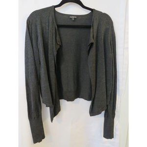 Express Womens Cardigan SZ Large High Low Cropped